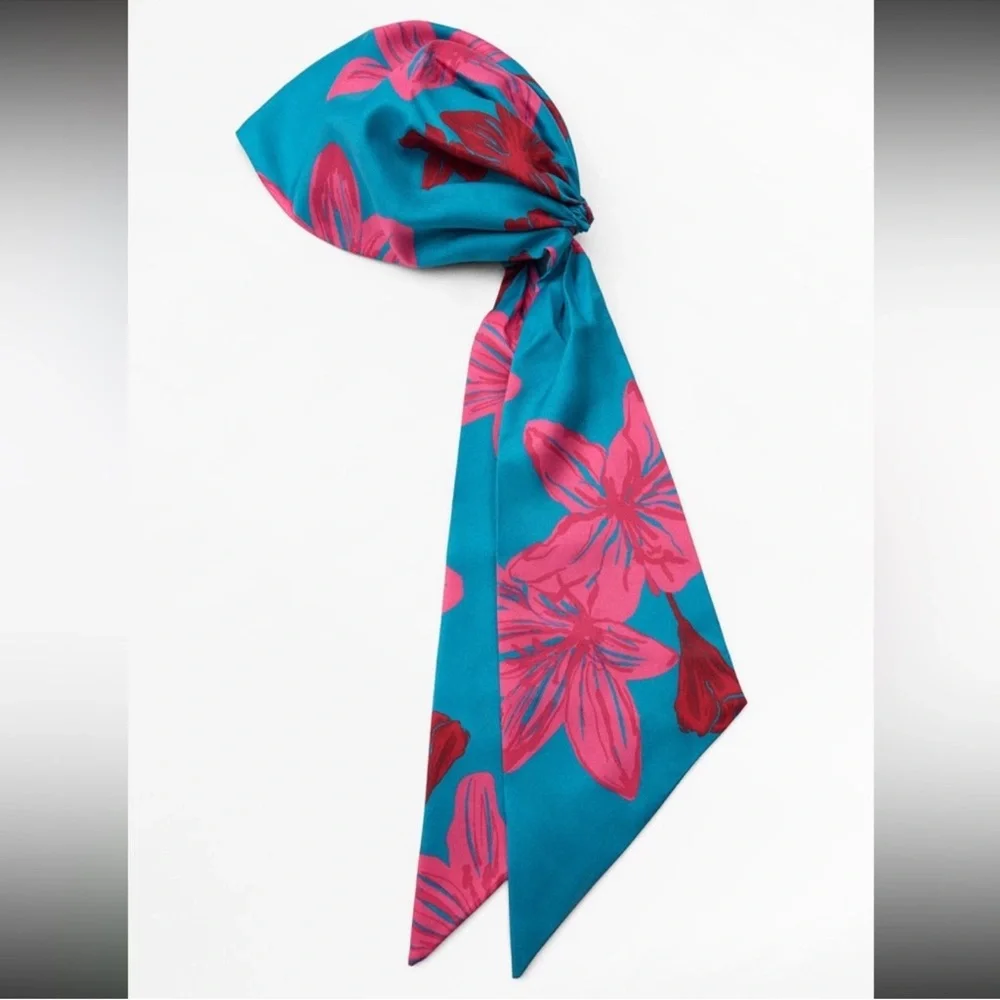 ZARA PRINT HEAD WRAP bloggers favorite